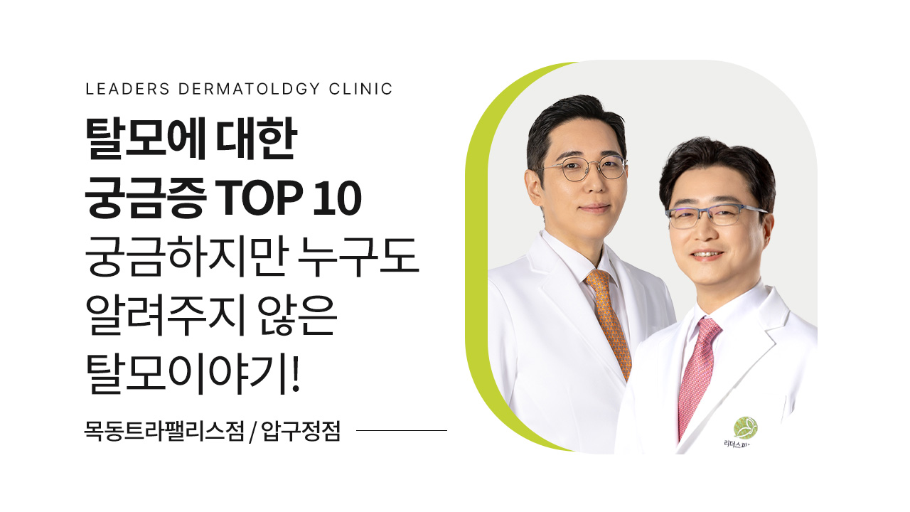 탈모 궁금증 TOP 11